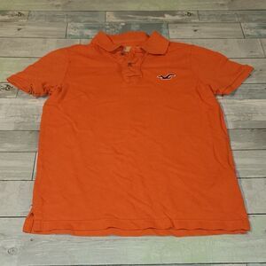 Hollister Orange Polo sz Medium